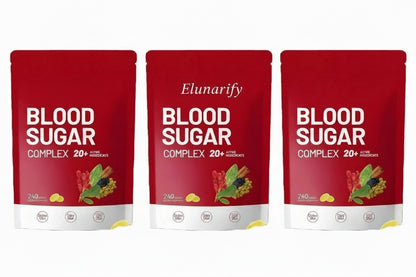 Elunarify Blood Sugar Complex – 240 Softgels | Multivitamin with Cinnamon, Bitter Gourd & 20 Herbal Extracts