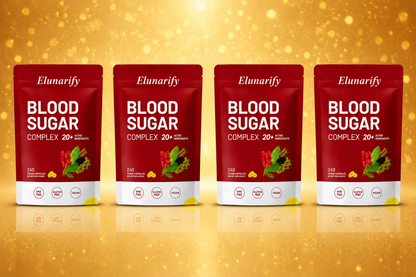 Elunarify Blood Sugar Complex – 240 Softgels | Multivitamin with Cinnamon, Bitter Gourd & 20 Herbal Extracts